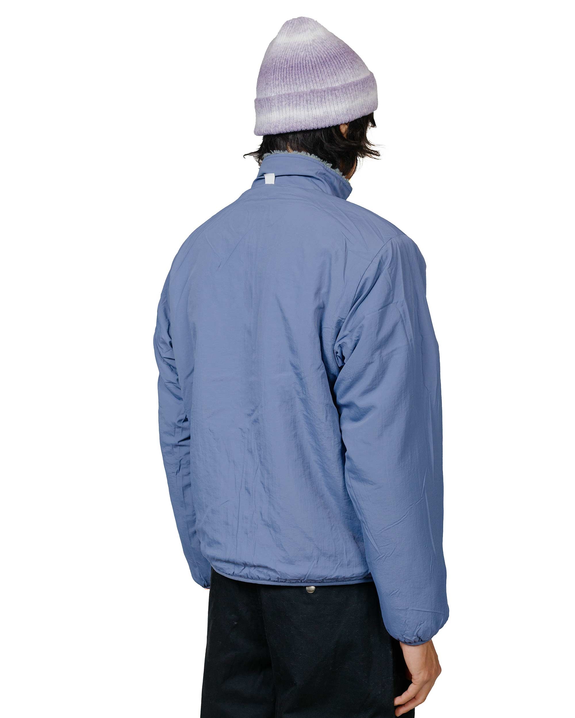 Stüssy Sherpa Reversible Jacket Blue Stone - 7