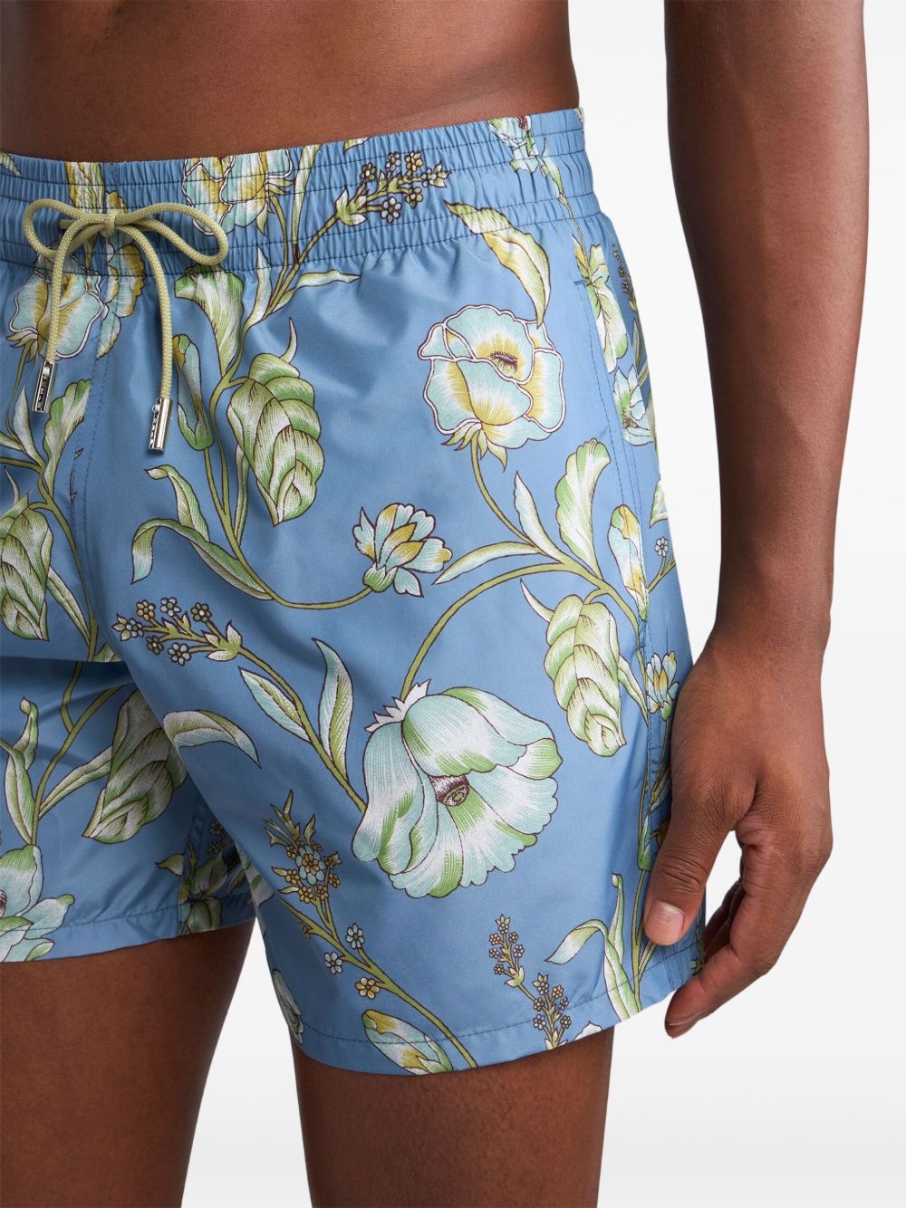 floral print swim shorts - 5