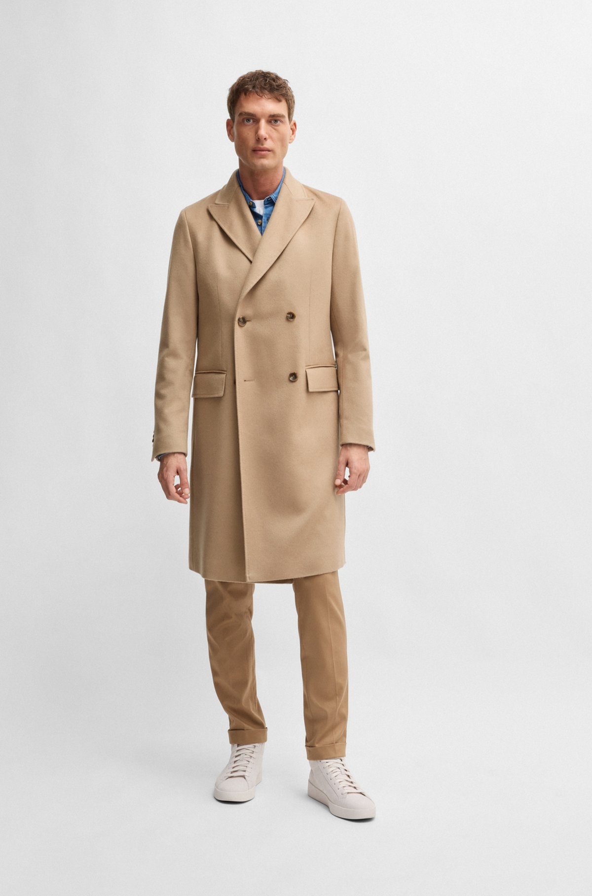 BOSS SELECTED BY BECKHAM CASHMERE COAT - 2