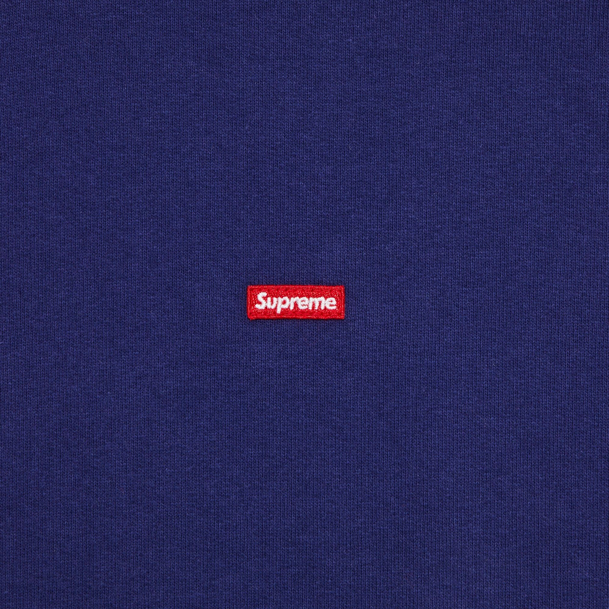 Supreme Small Box Hooded Sweatshirt 'Washed Navy' - 2