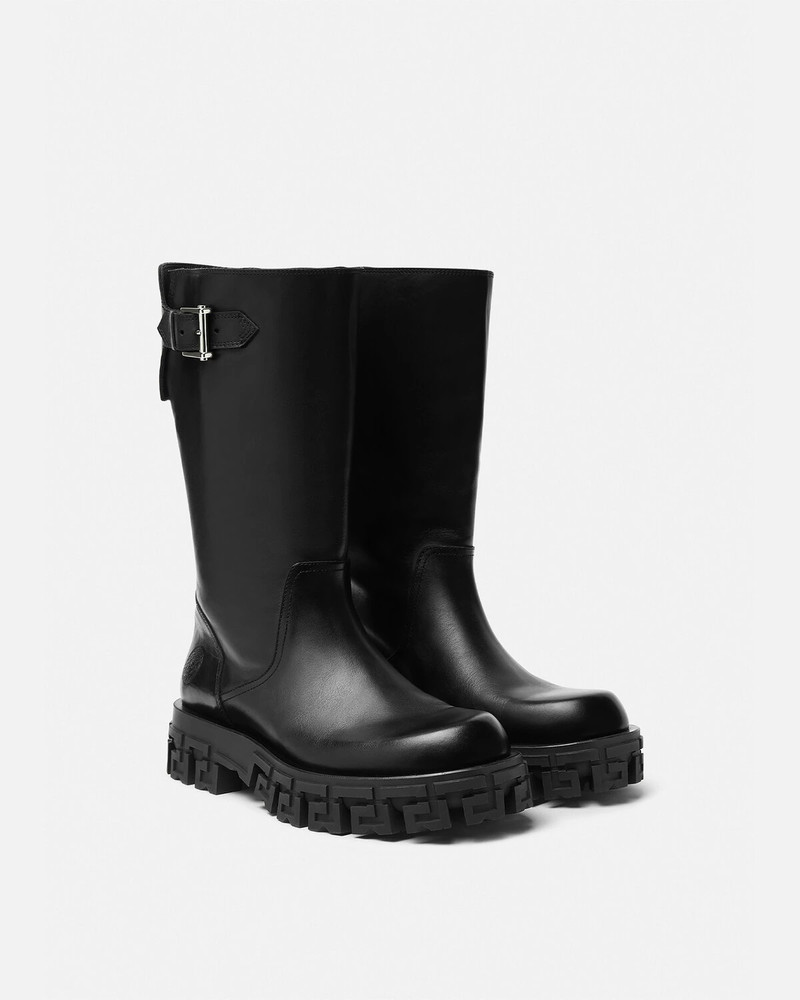 VERSACE Greca Portico Boots outlook