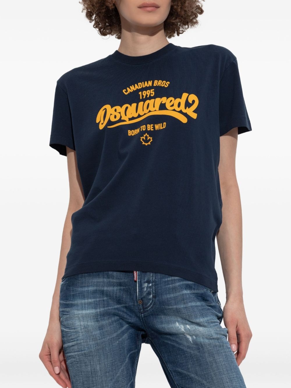 Canadian Bros-print T-shirt - 3