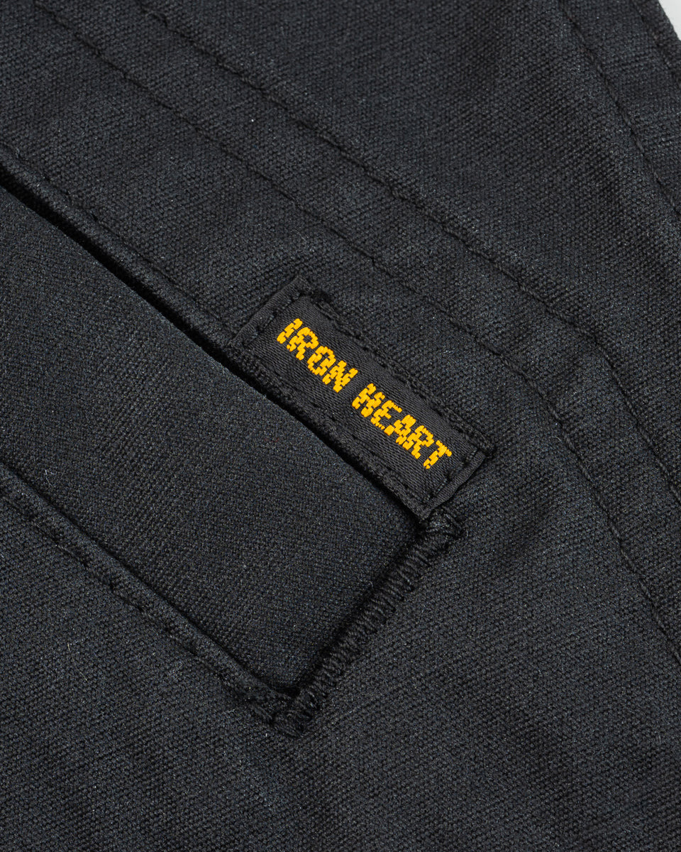 IHJ-145-BLK 7oz Rubber Wax Coated Windbreaker - Black - 5