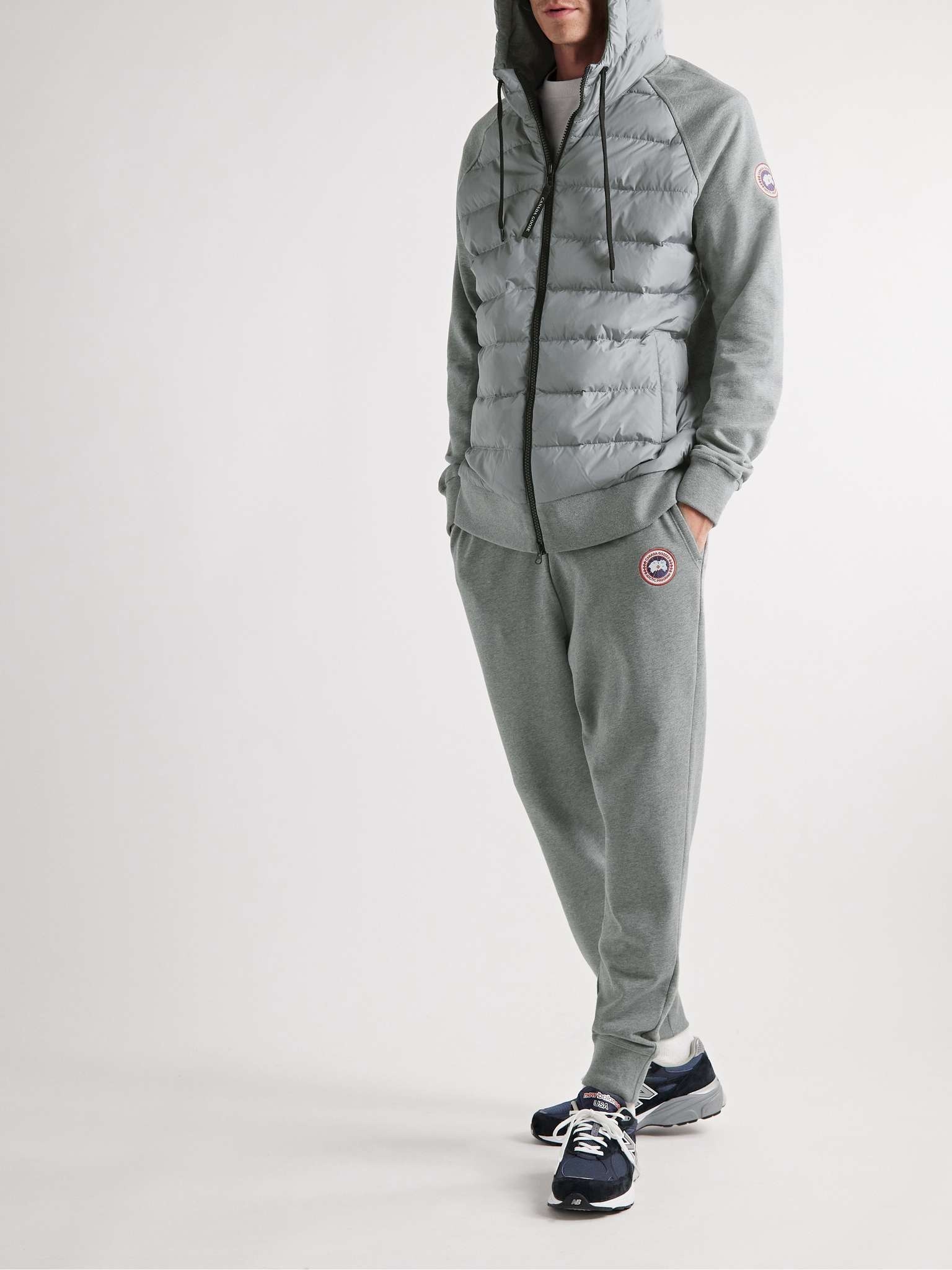 HyBridge Huron Quilted Shell and Cotton-Jersey Down Jacket - 2