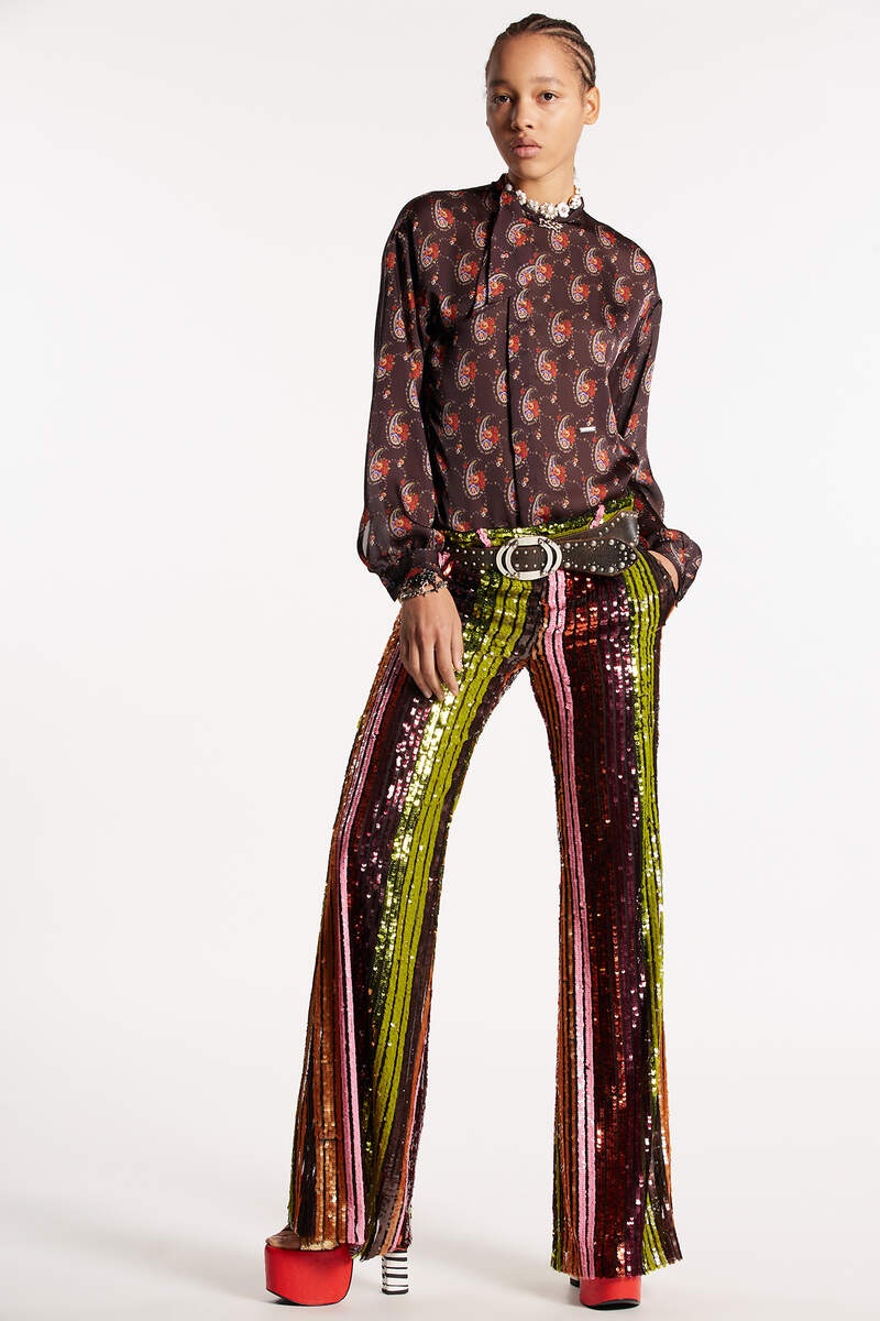 DISCO QUEEN SUPER FLARE PANTS - 1