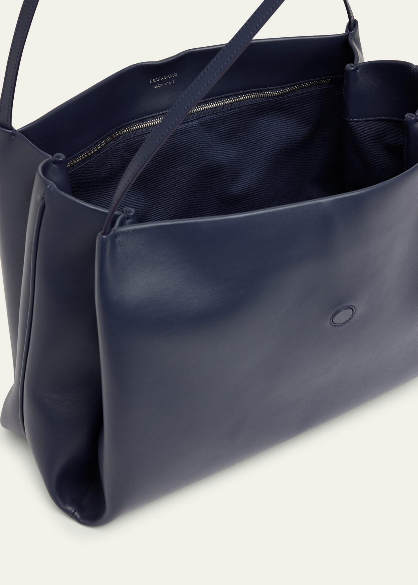 Origami Leather Hobo Tote Bag - 3