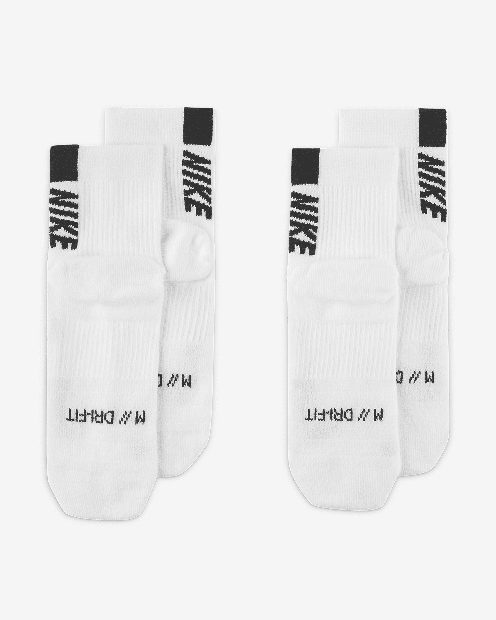 Nike Multiplier Running Ankle Socks (2 Pair) - 3