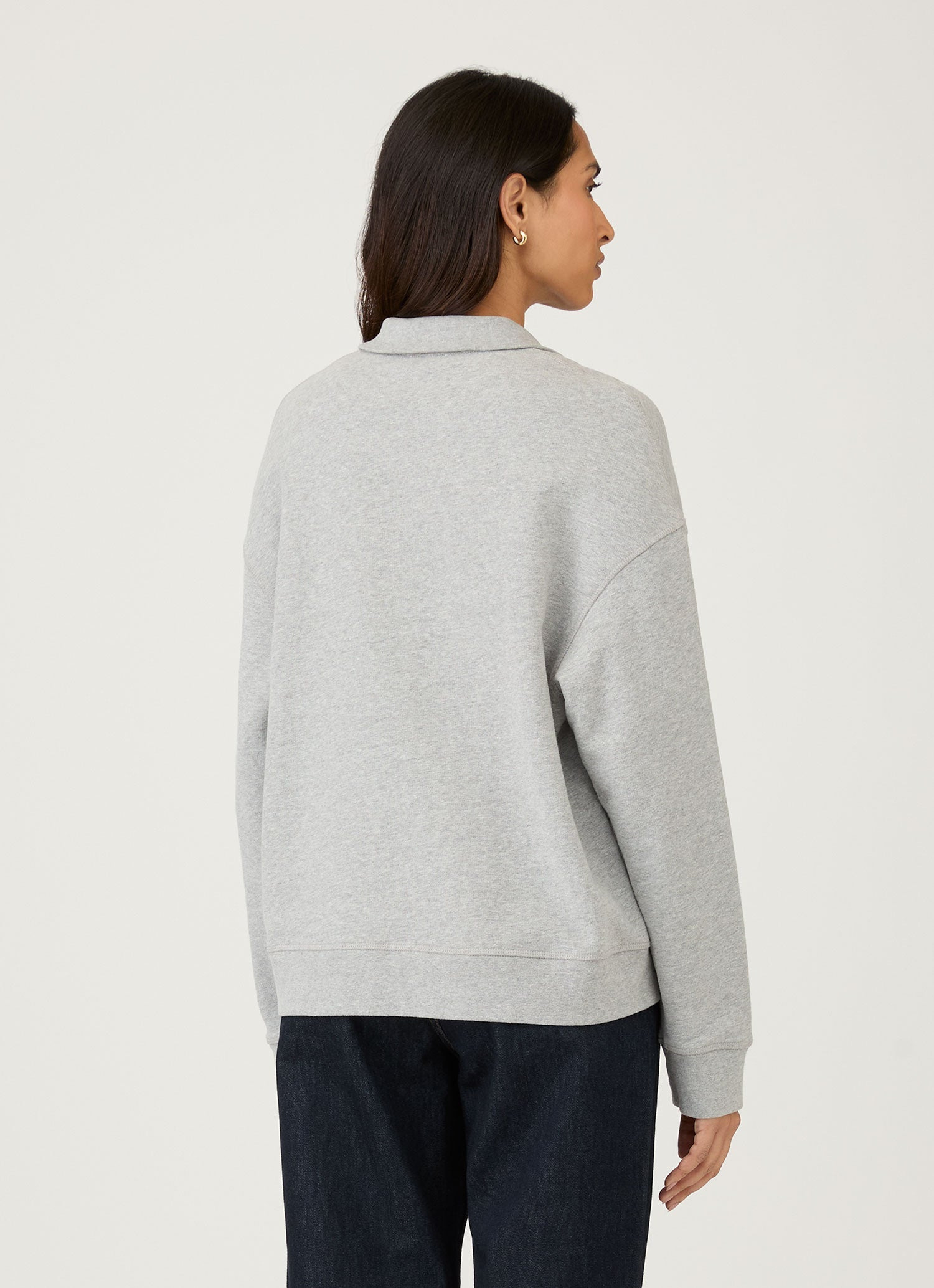 Half Zip Loopback Sweatshirt - 3