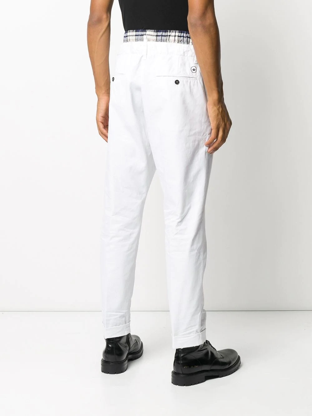 mid-rise chino trousers - 4