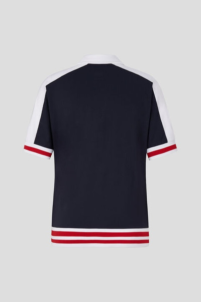 BOGNER Amelia functional polo shirt in Navy blue/Red outlook