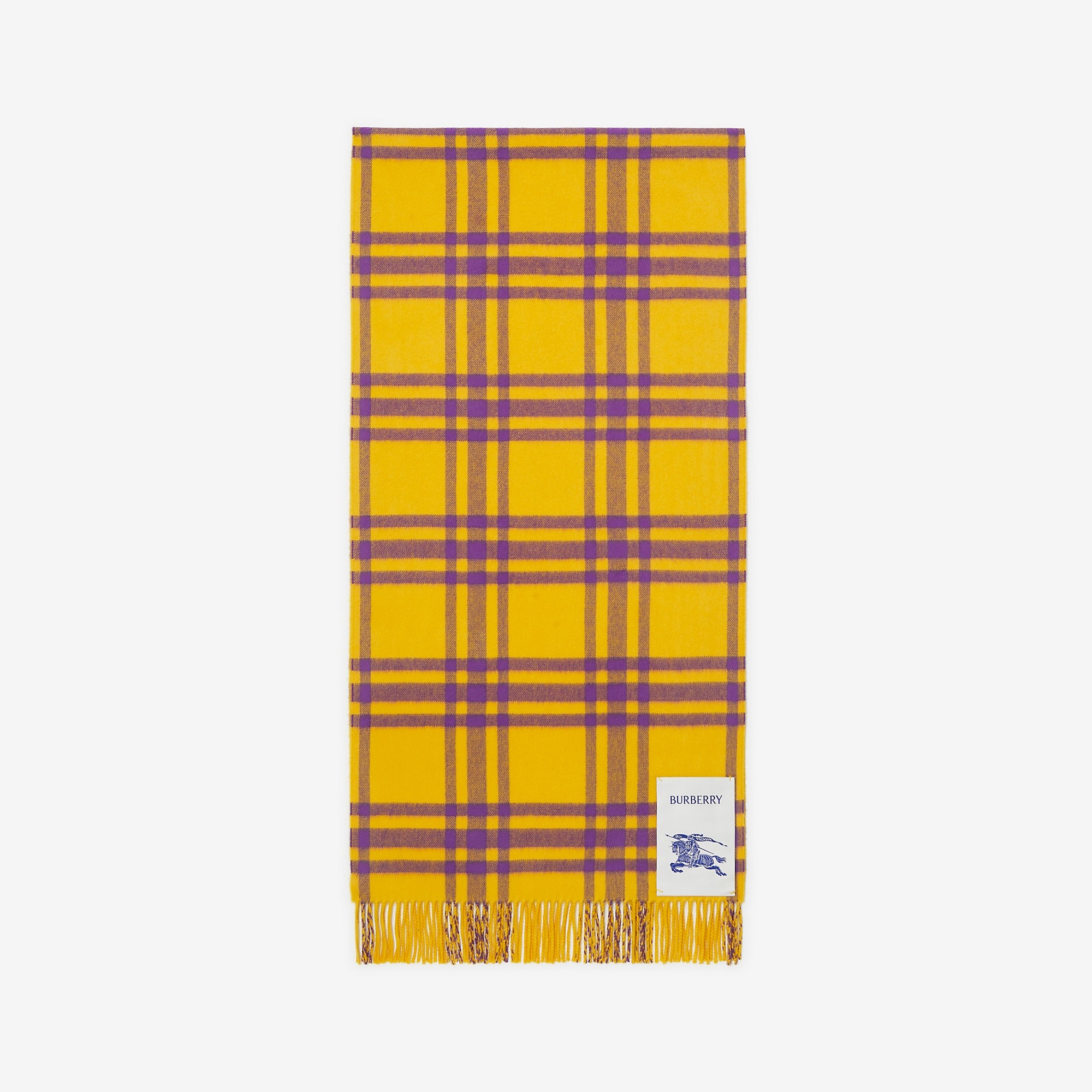 Check Cashmere Scarf - 2