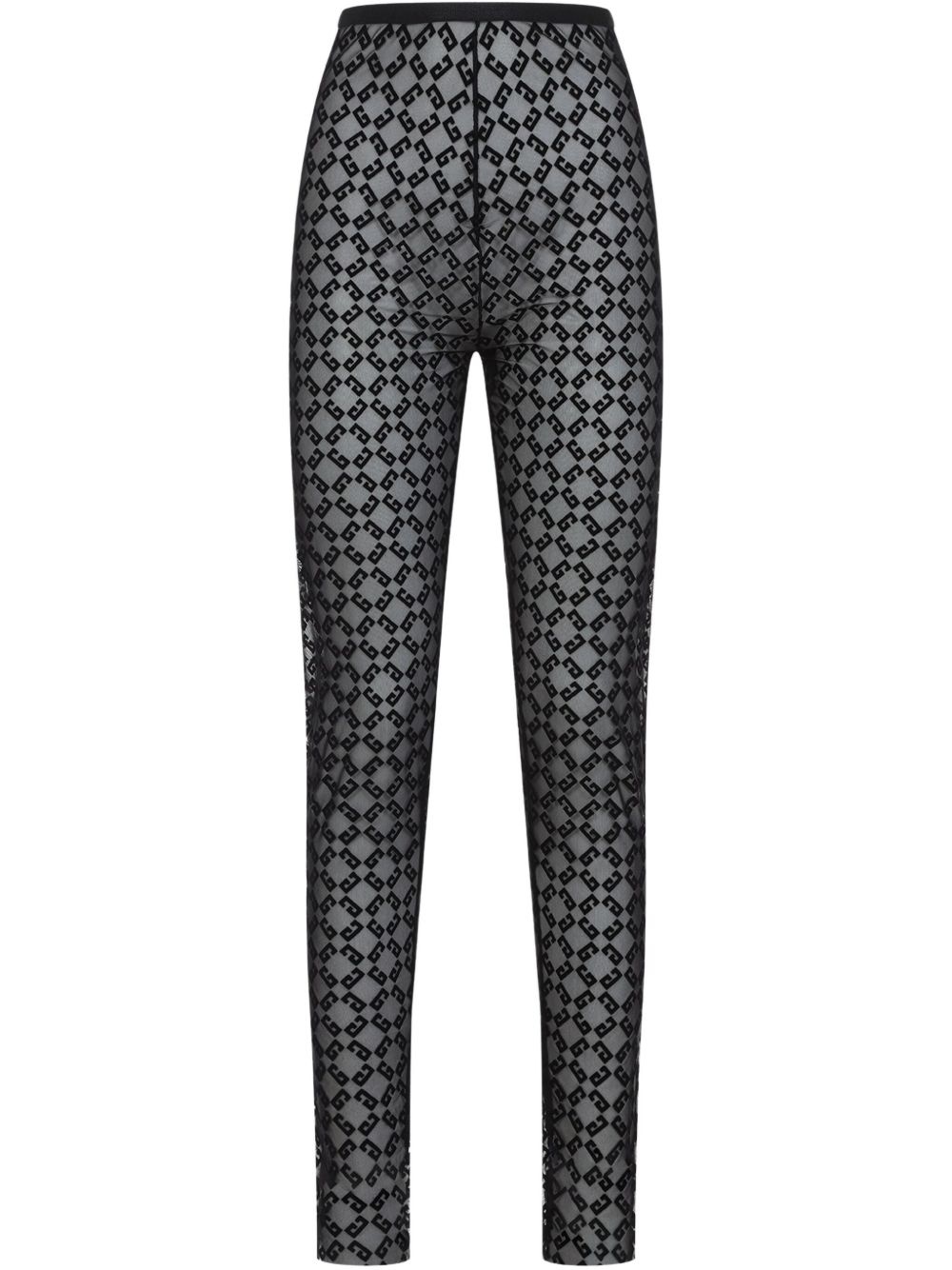 logo-pattern leggings - 1