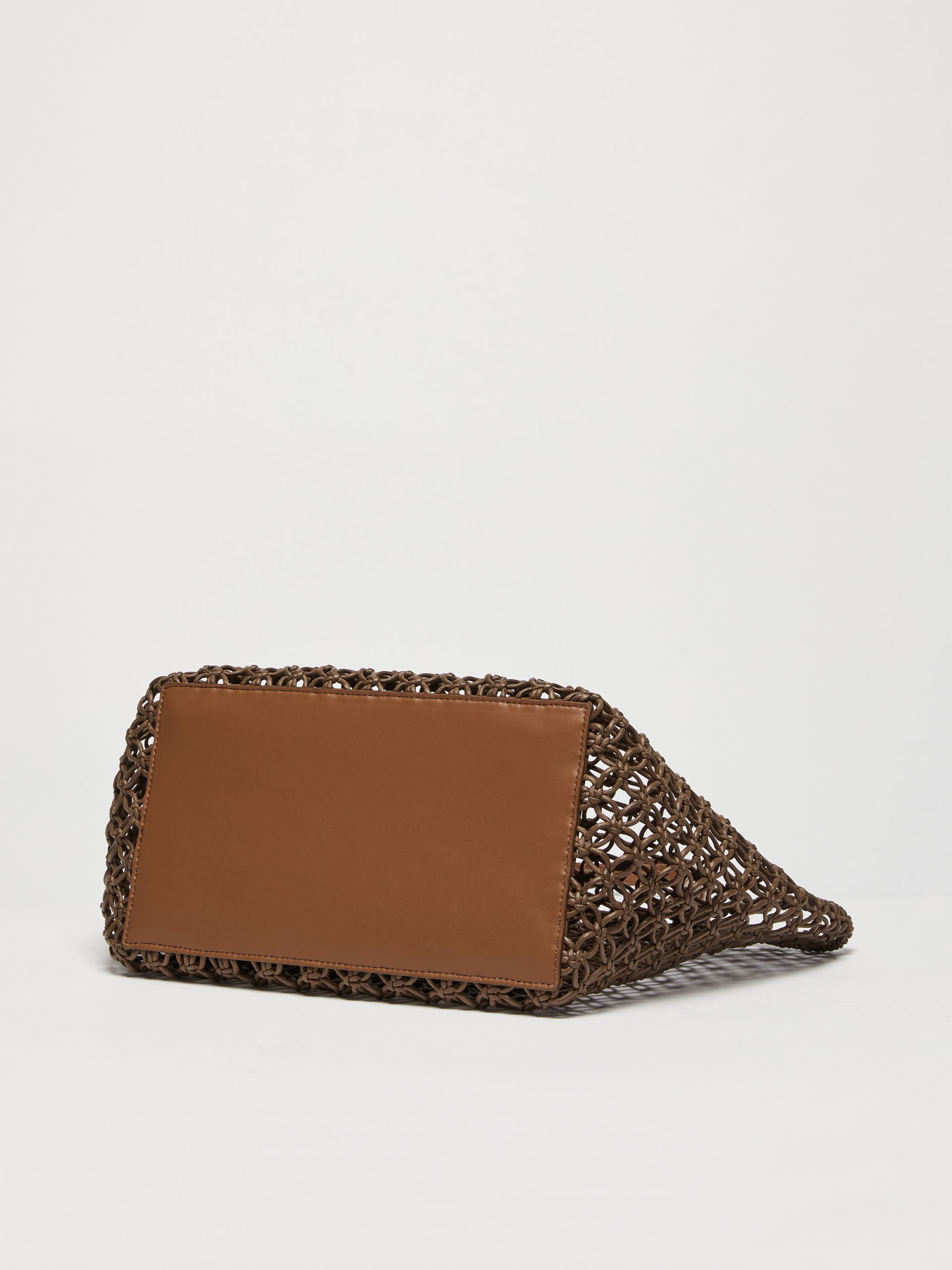 PLAGEMFILLET Shopper bag in woven cotton cord 4