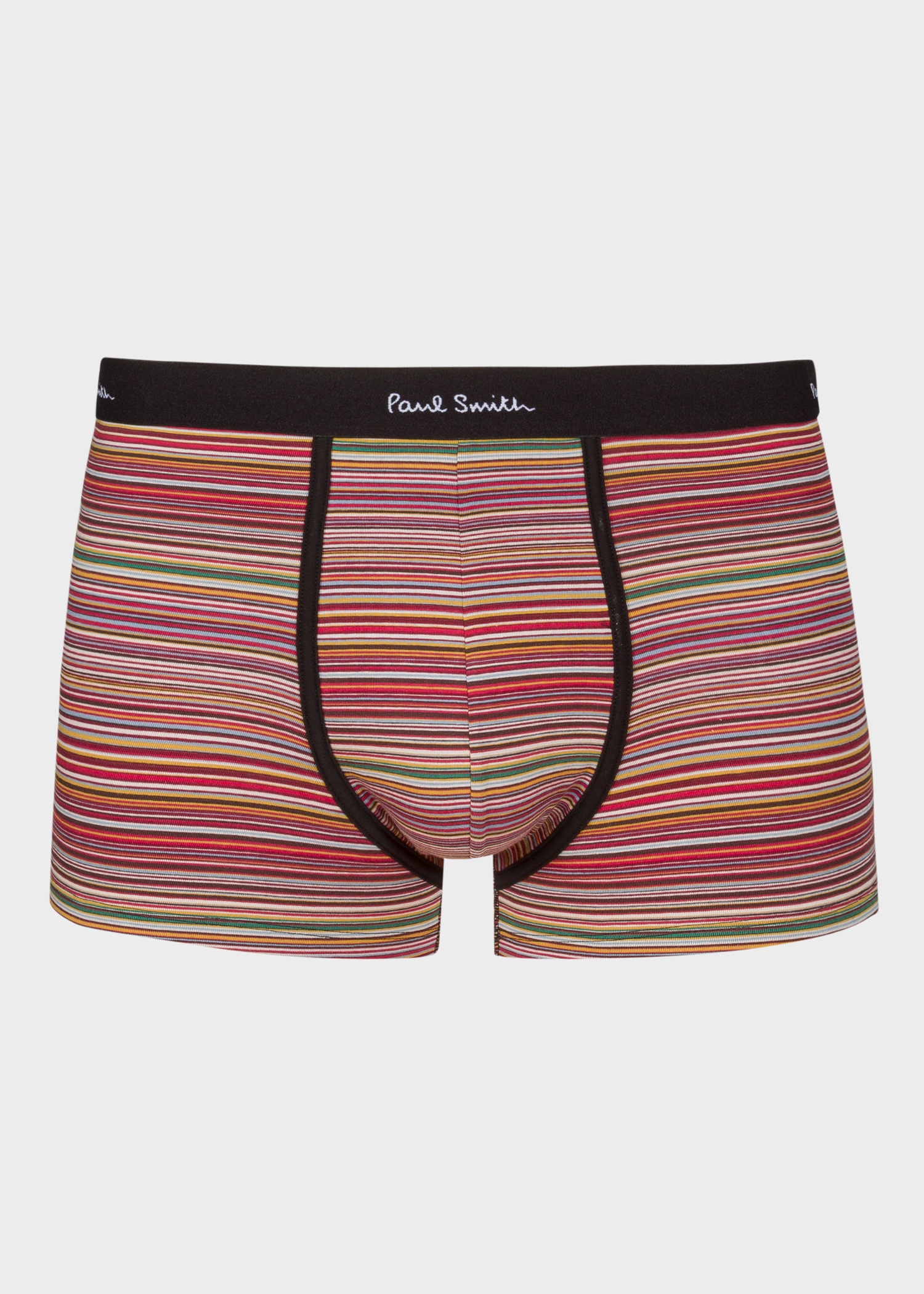 'Signature Stripe' and Plain Boxer Briefs Five Pack - 11