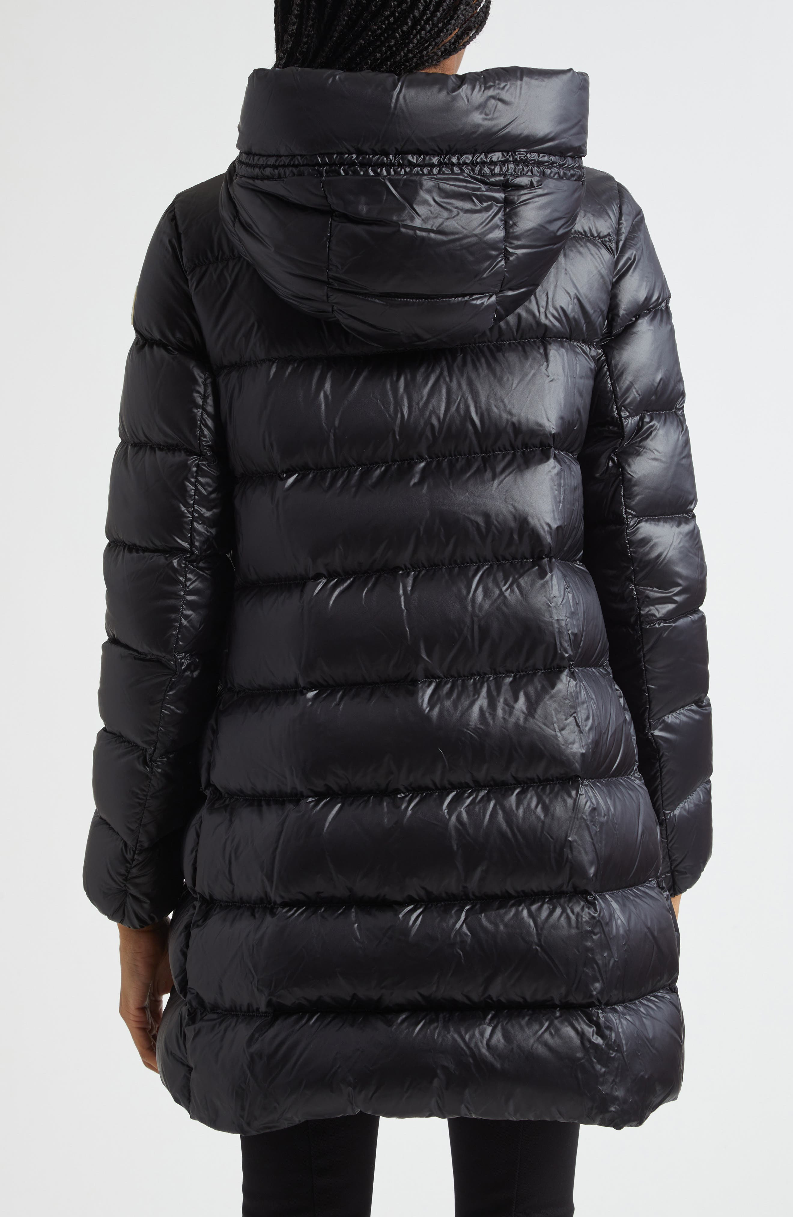 Moncler Suyenne Long Down Coat in Black at Nordstrom - 2