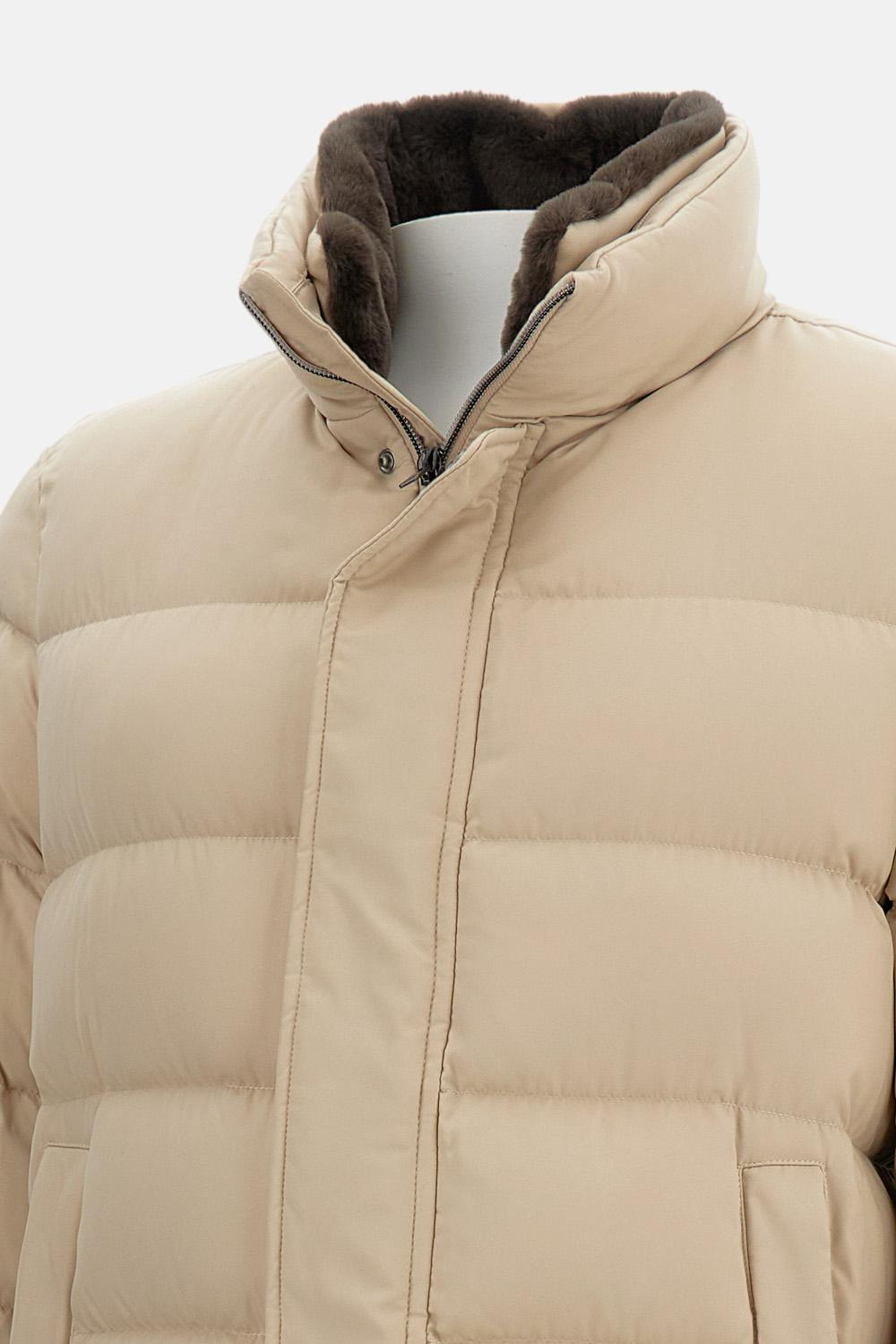 Bomber in Arendelle and synthetic fur - 3