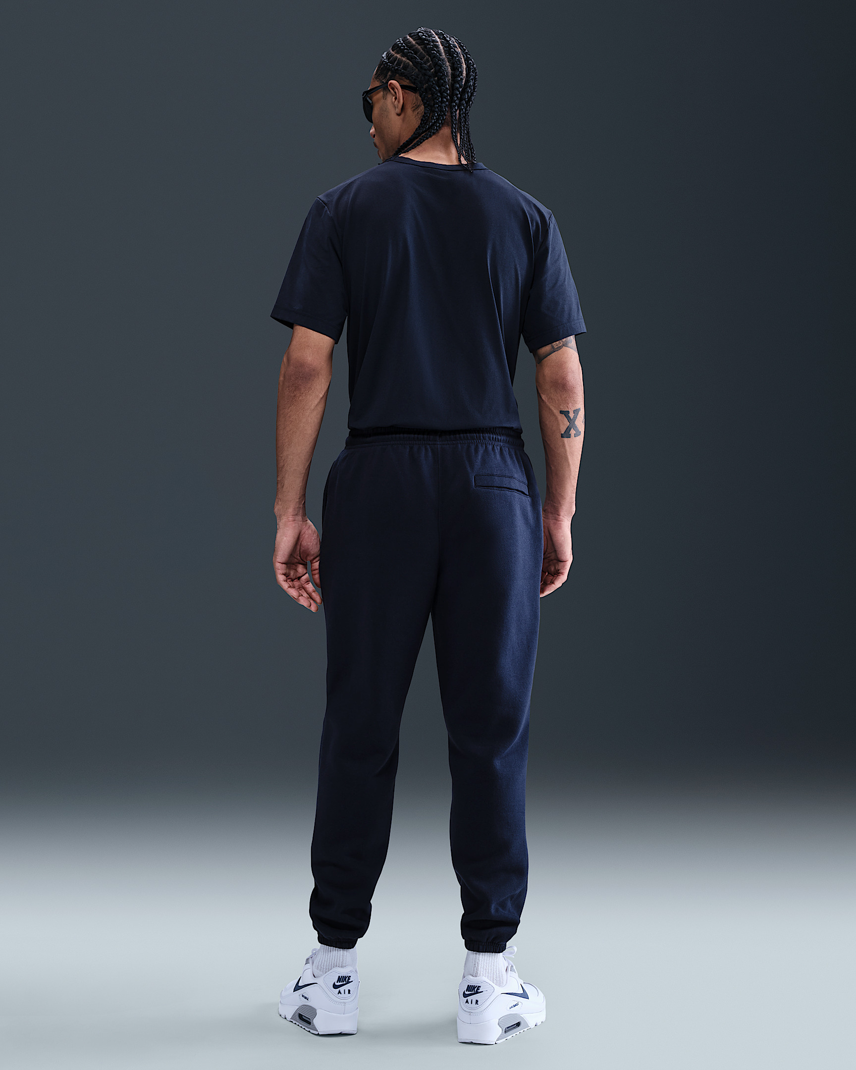 Nike Club Men's Cuffed Brushed Fleece Pants - 4