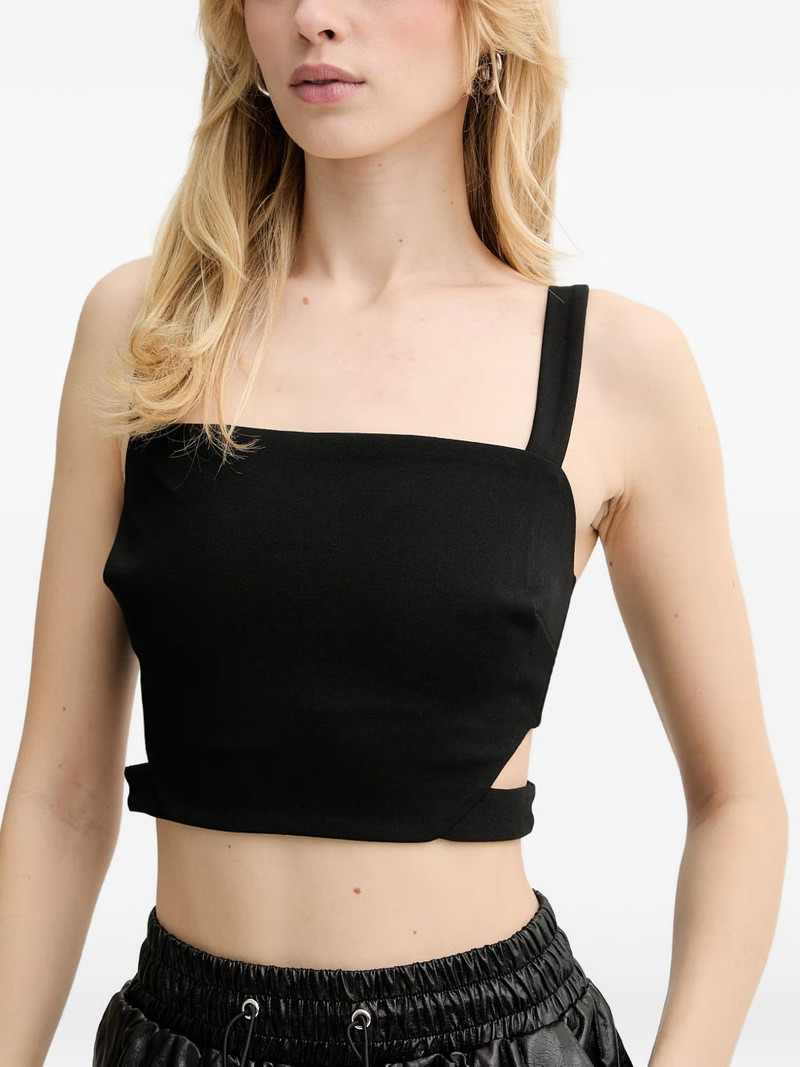 Koryn cut-out crop top 4