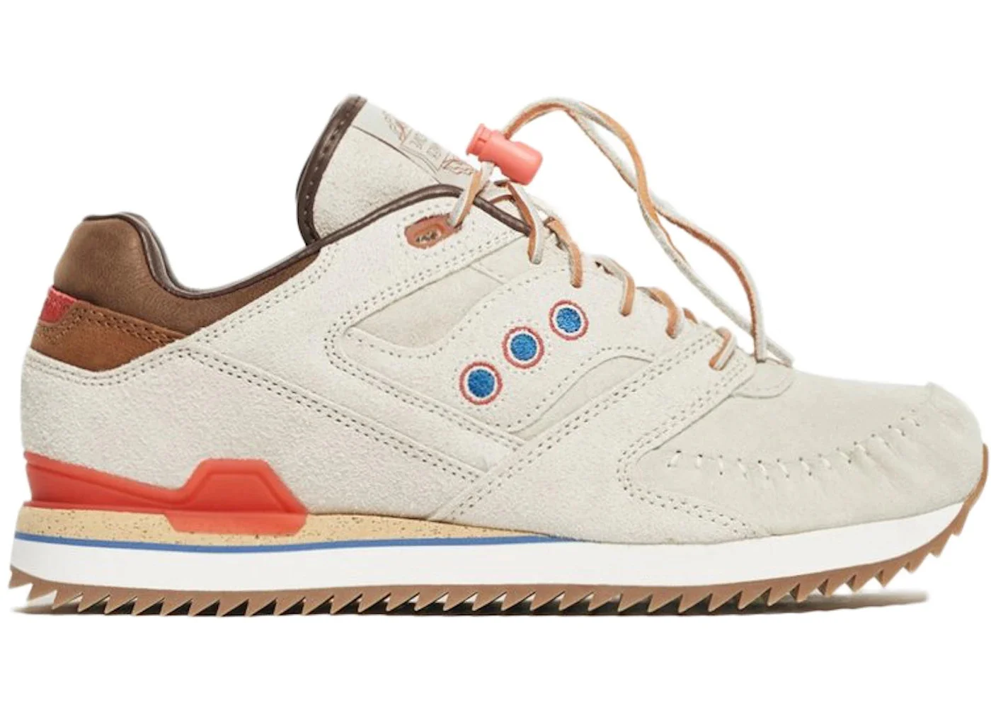 Saucony Courageous Moc Lapstone & Hammer Two Rivers Bone White - 1