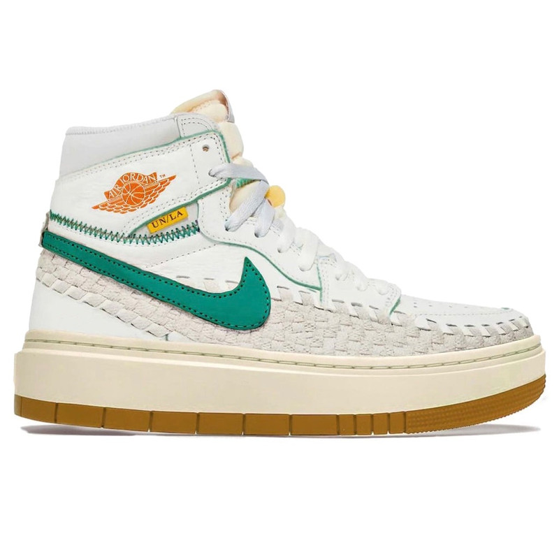 JORDAN X UNION X BEPHIES BEAUTY SUPPLY AIR JORDAN 1 ELEVATE HIGH WOMEN'S - SAIL/KINETIC GREEN/MUSLIN - 1