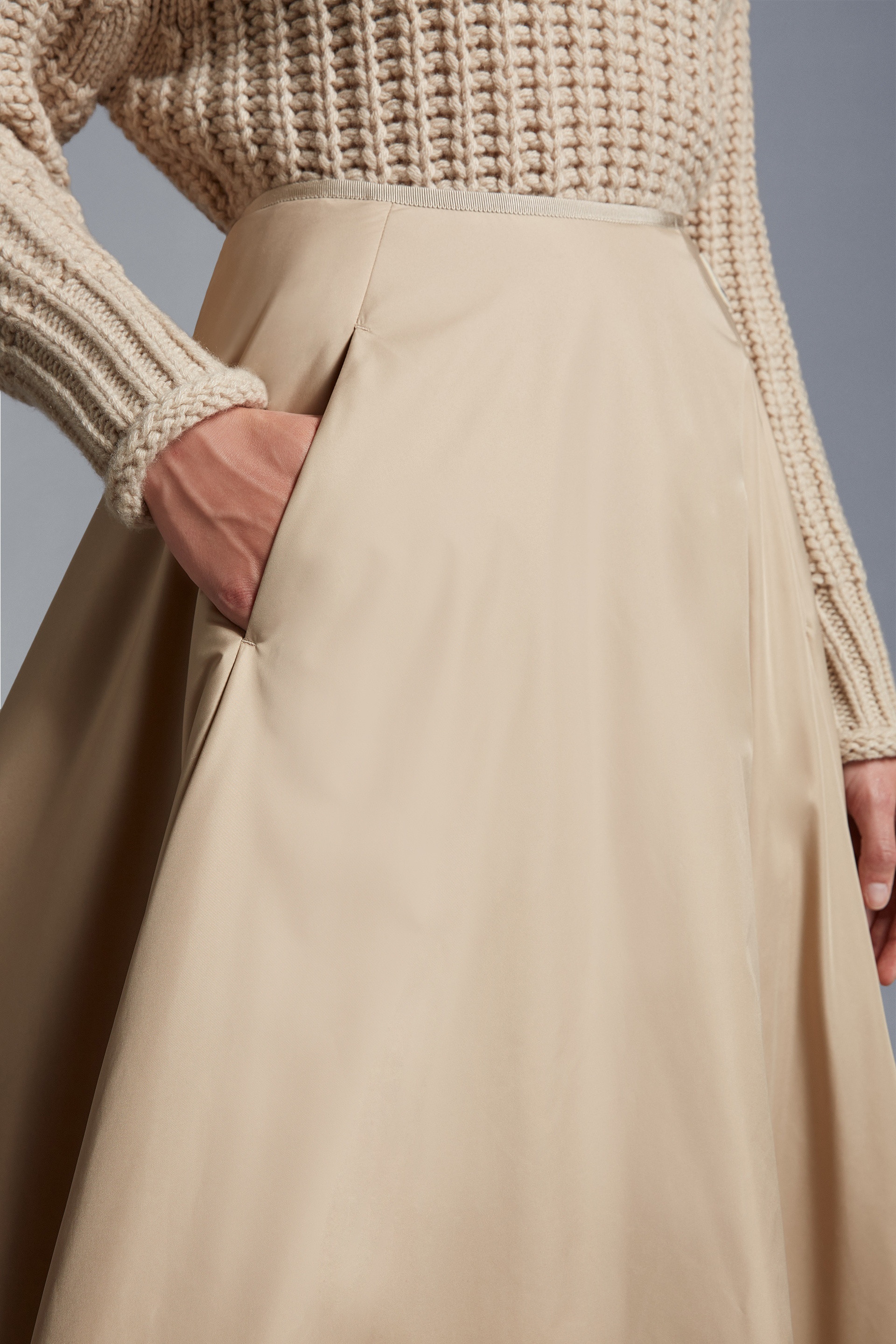 Taffeta Midi Skirt - 6