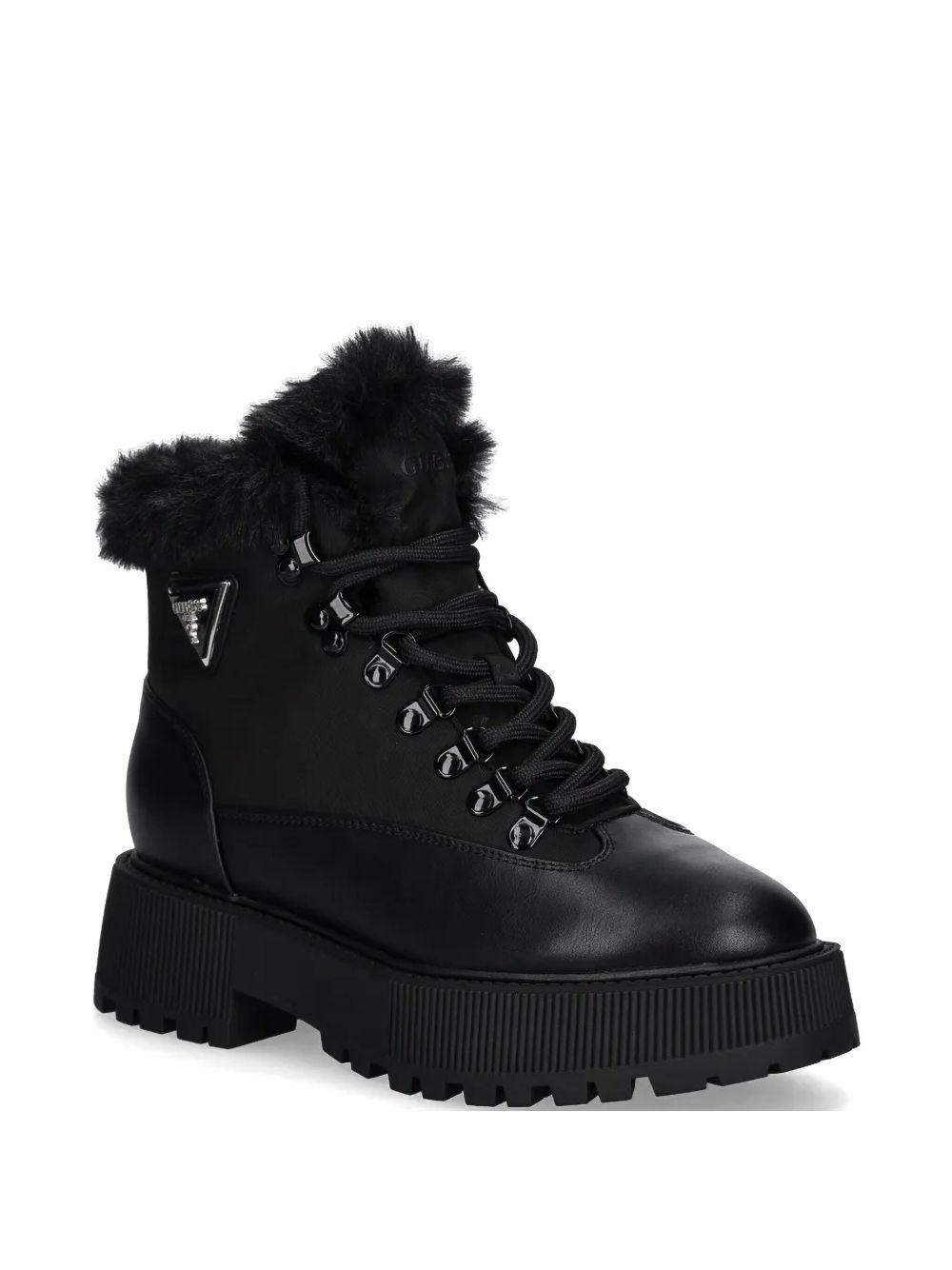 lace-up combat boots - 2