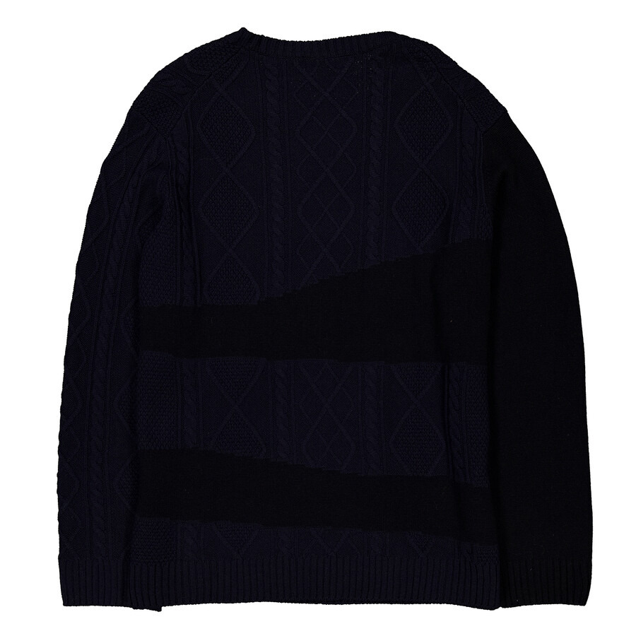 Yohji Yamamoto Round Neck With Design Switching, Brand Size 3 (Large) - 6