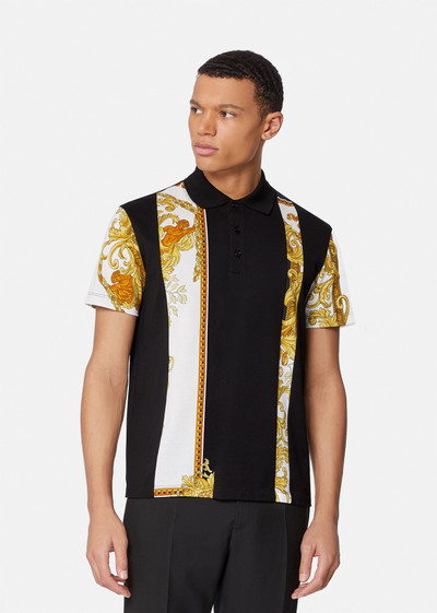 VERSACE Medusa Renaissance Print Polo Shirt outlook