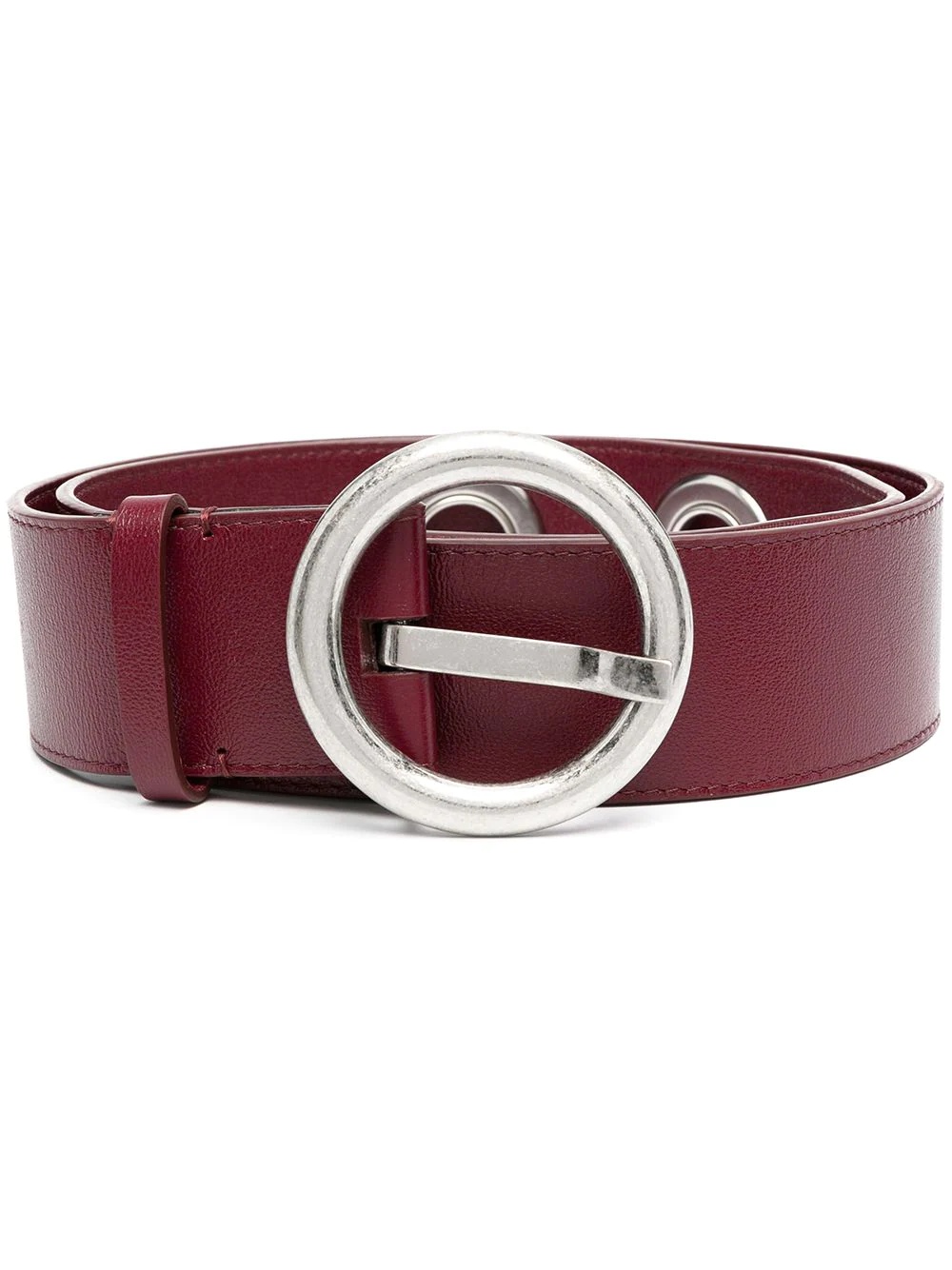 circle buckle belt - 1