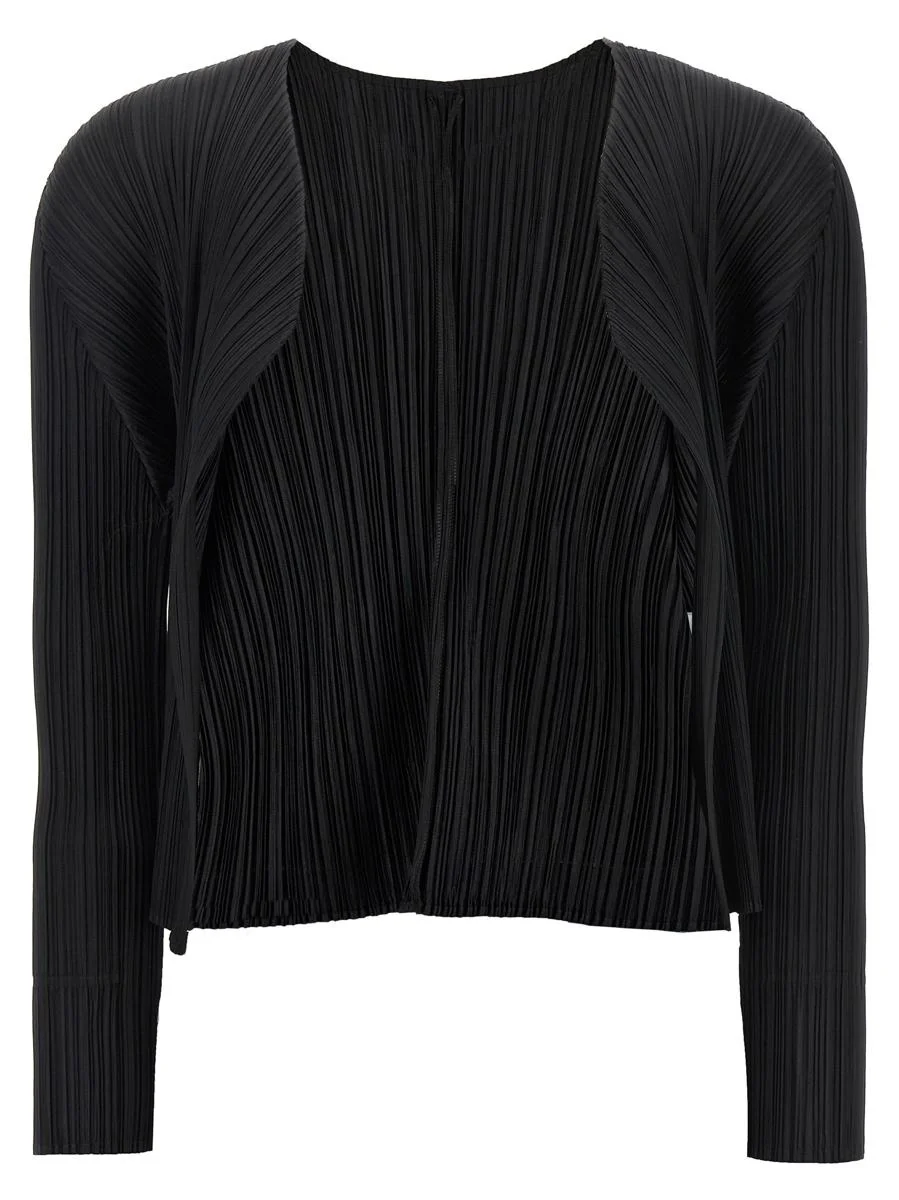 Pleats Please Issey Miyake 'Basics' Cardigan - 1