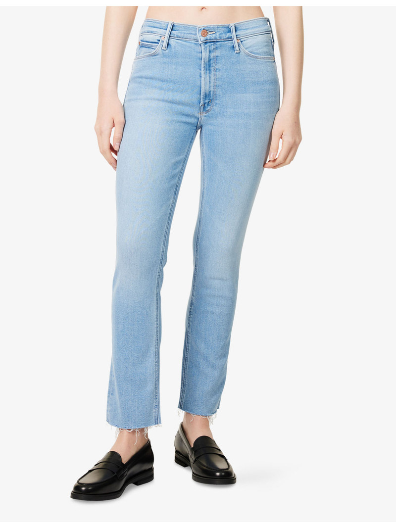 Dazzler Ankle Fray Cotton-Blend Jeans 3