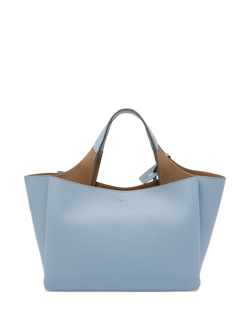 T-logo leather tote bag - 2