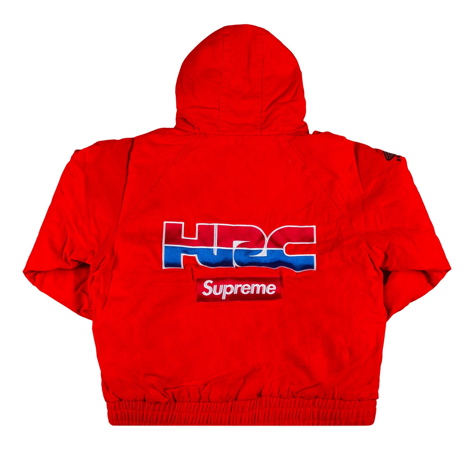 Supreme x Honda Fox Racing Puffy Zip Up Jacket 'Red' - 2