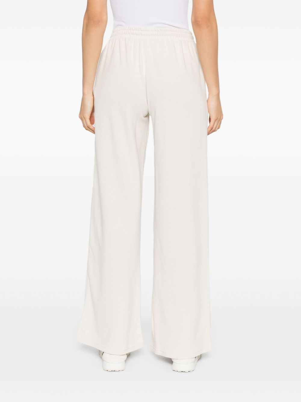 logo-embroidered trousers - 4