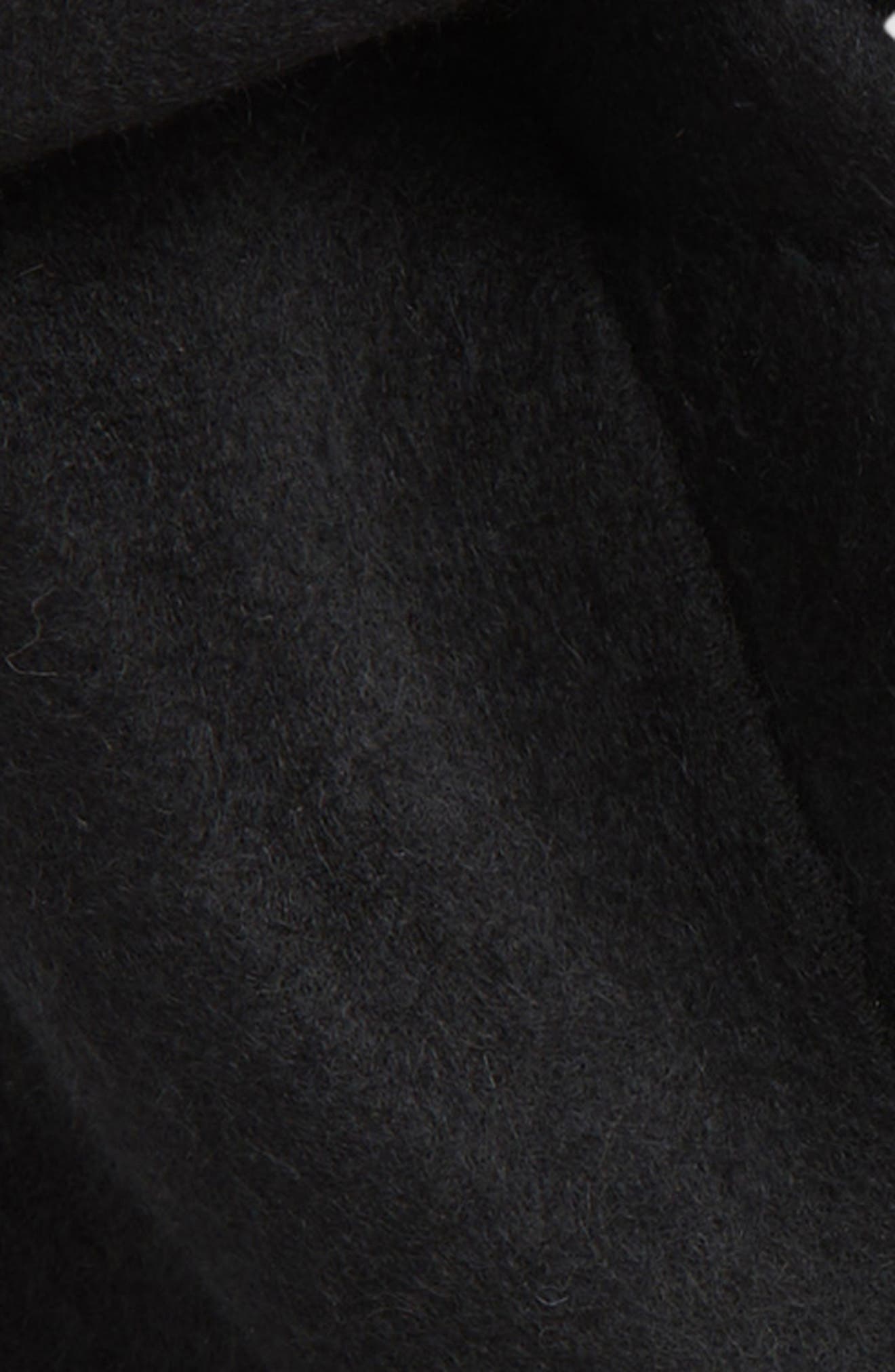 burberry Equestrian Knight Detail Cashmere Fringe Scarf in Black at Nordstrom - 4