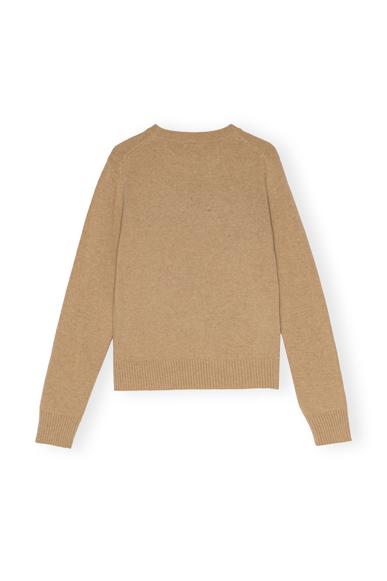 CAMEL GRAPHIC CHERRY O-NECK PULLOVER - 2