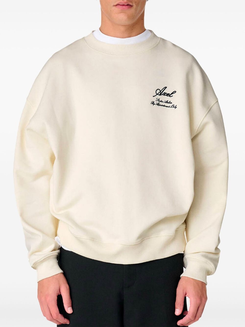 logo-embroidered sweatshirt - 2