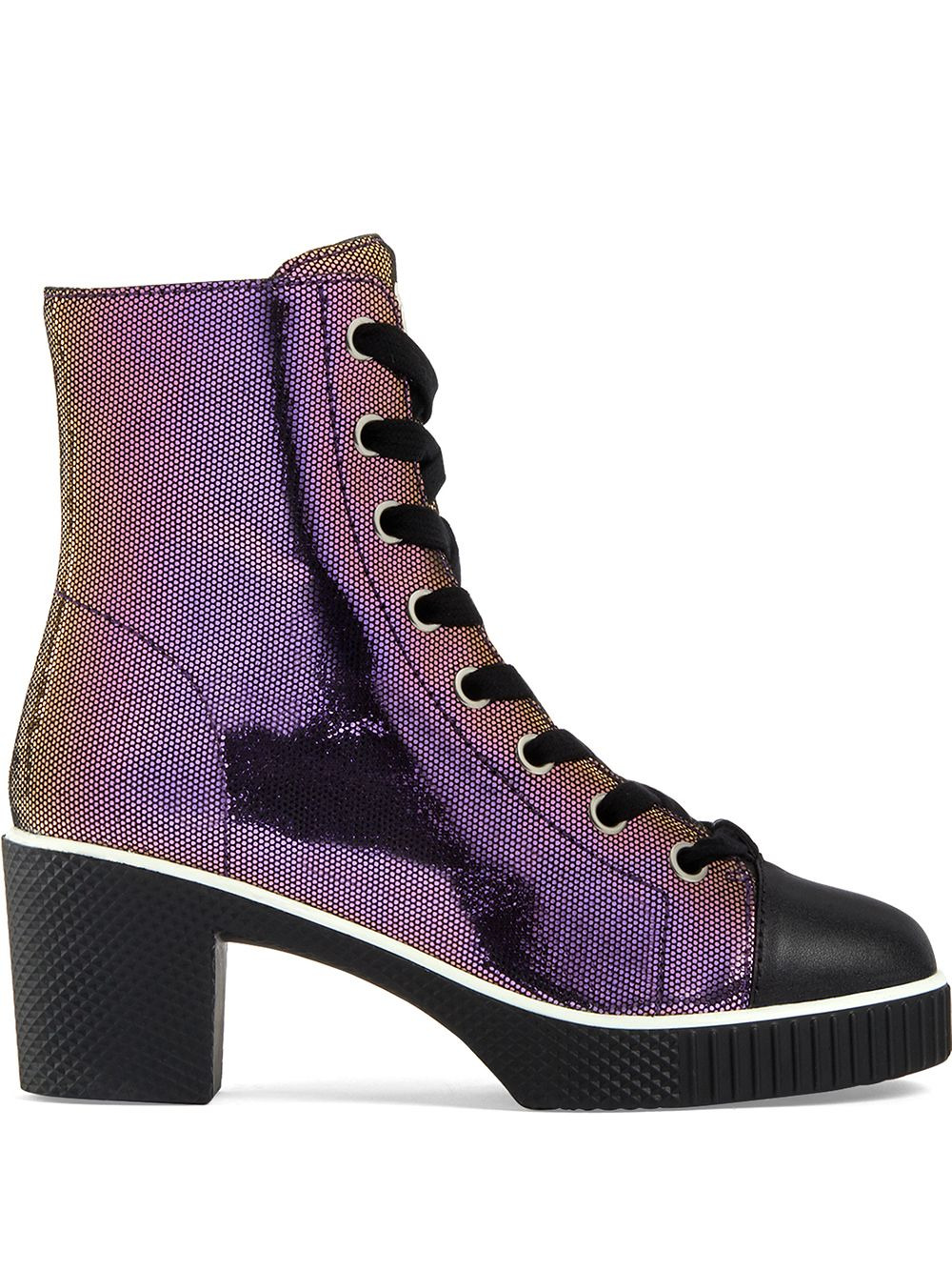 Nidir shimmering lace-up boots - 1