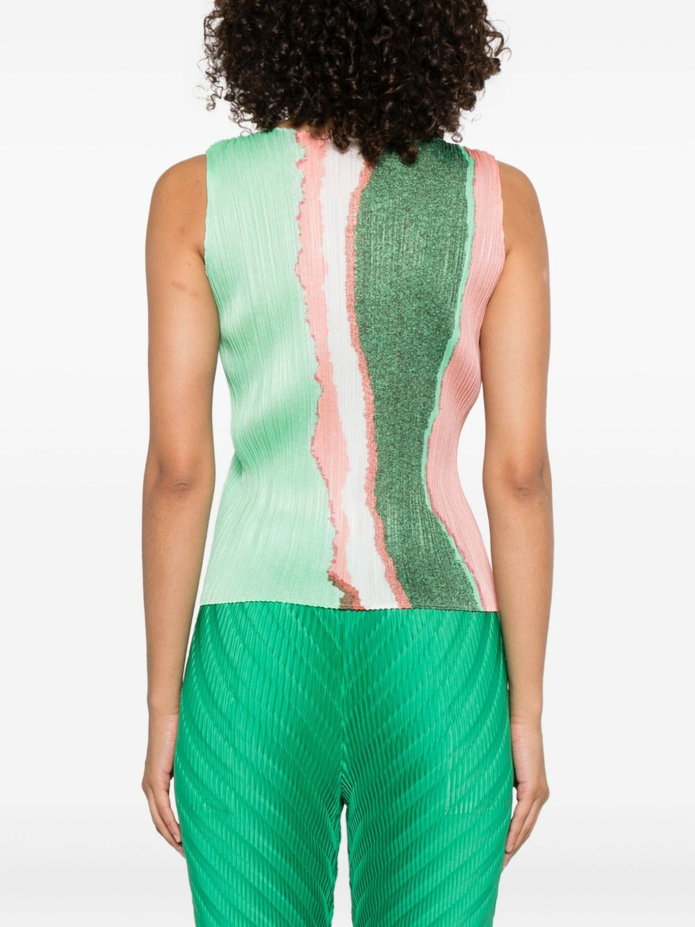 abstract-print sleeveless top - 4