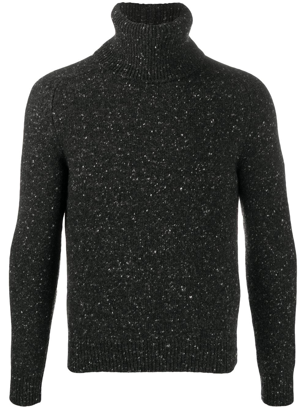 turtleneck knitted jumper - 1