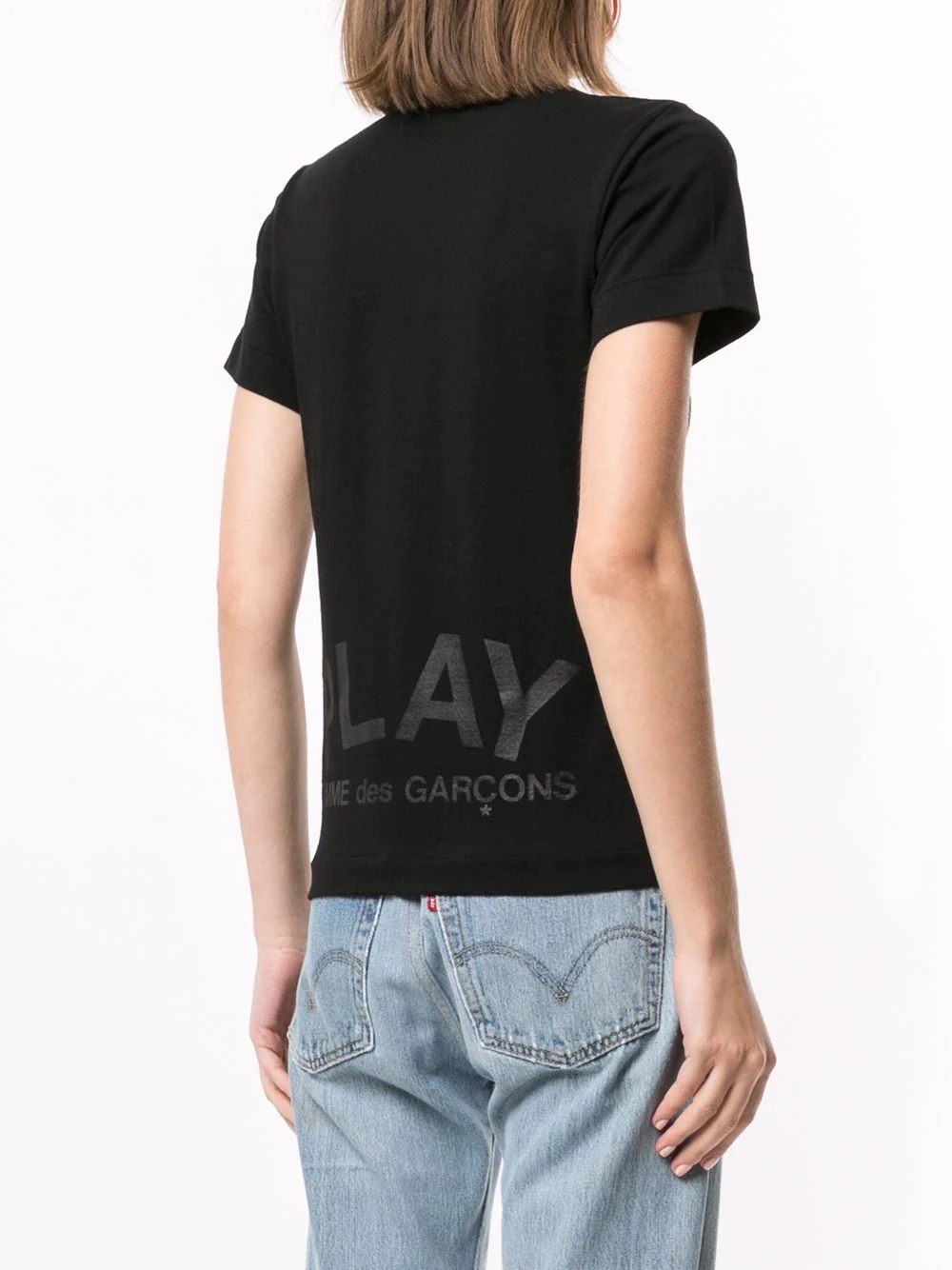 logo print T-shirt - 4