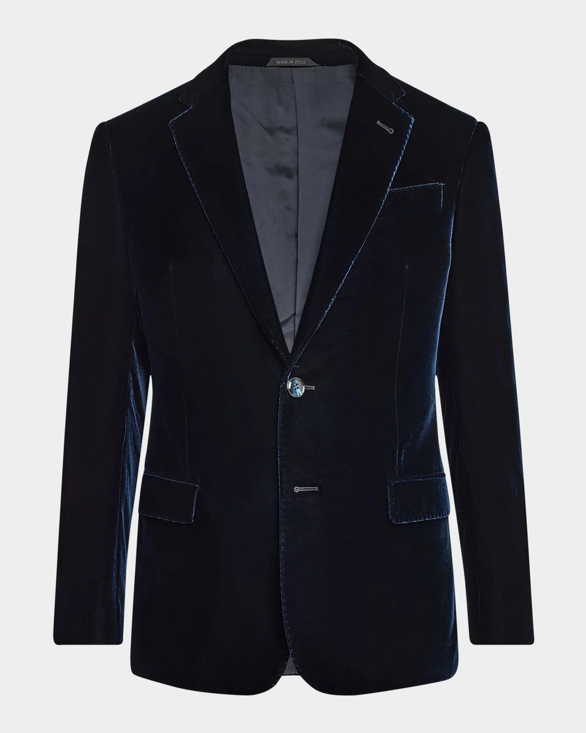 Men's Velvet Notch Lapel Dinner Jacket - 1