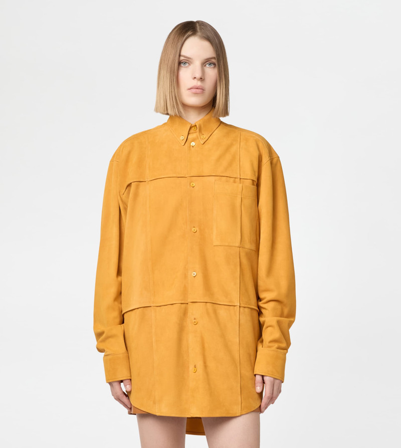 Tod's SHIRT IN PASHMY SUEDE - YELLOW outlook