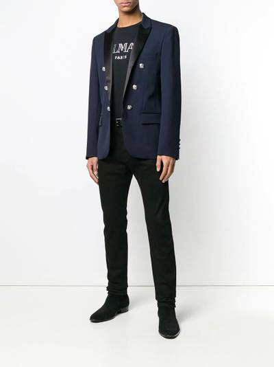 Balmain double breasted suit jacket outlook