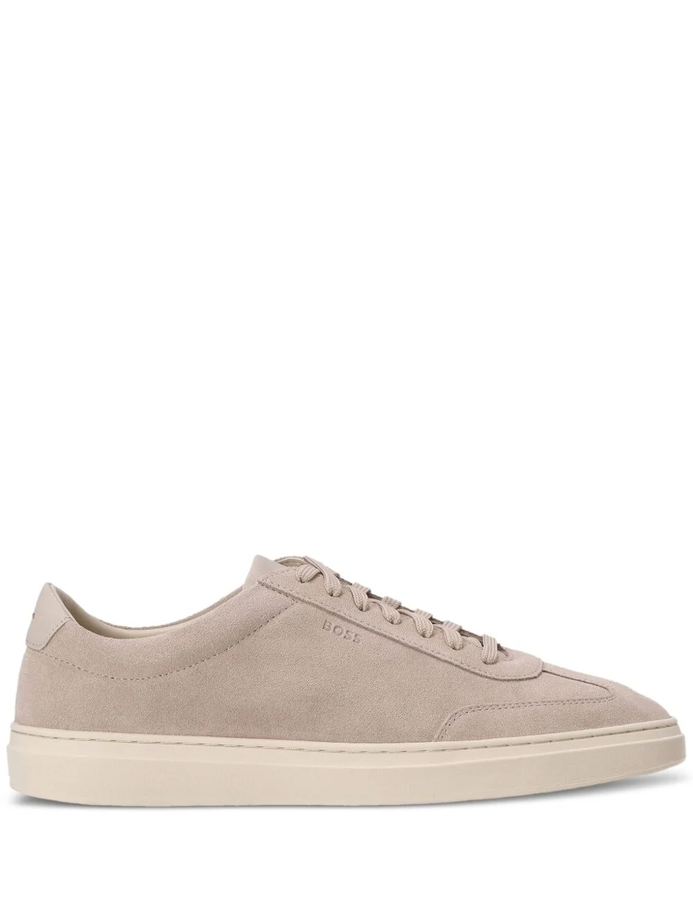 suede low-top sneakers - 1