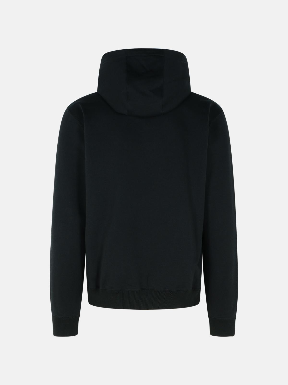 BLACK COTTON SWEATSHIRT - 3