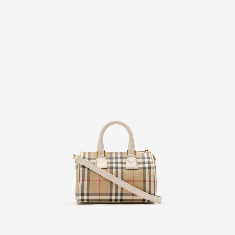 Burberry Mini Check Bowling Bag outlook