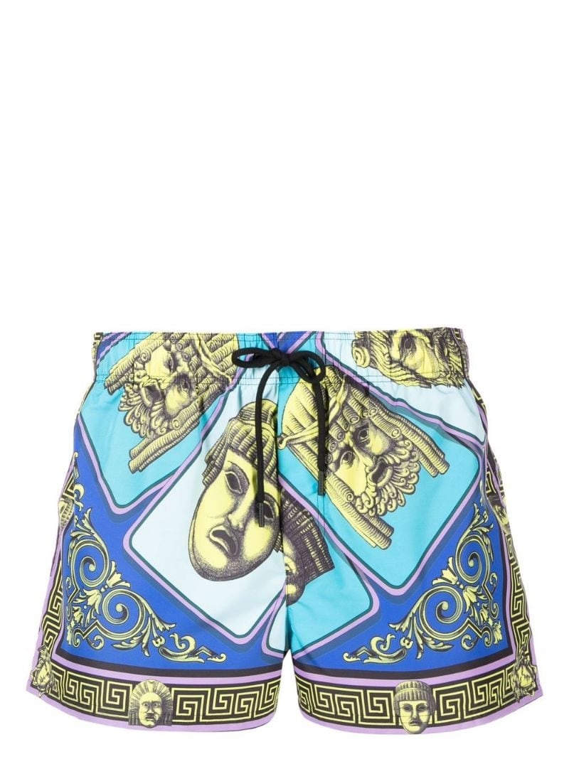 Le Maschere-print swim shorts - 1