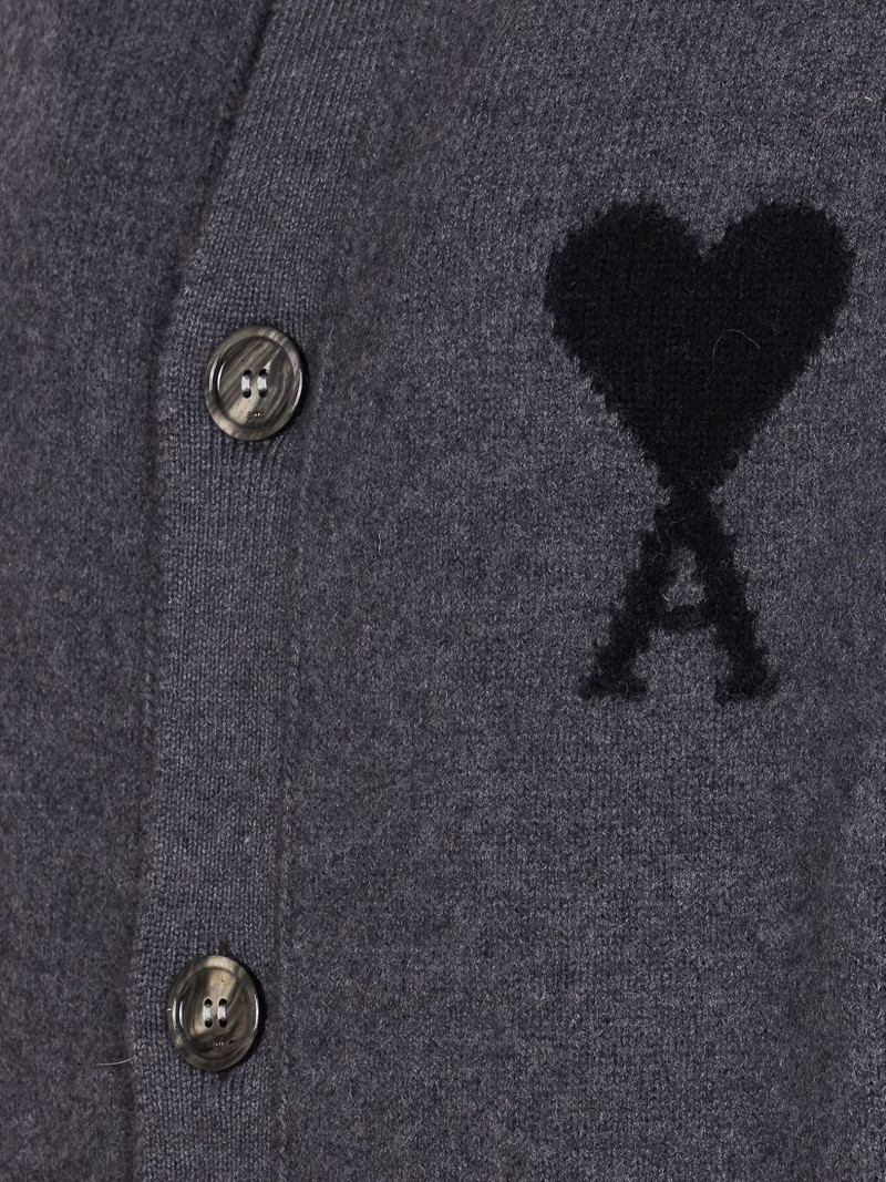 AMI Paris Ami De Coeur button-up cardigan outlook