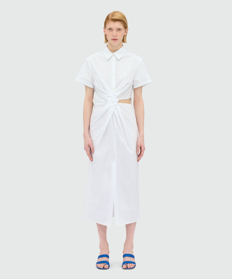 MSGM Long white dress outlook